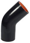 Silicone 45 Degree Elbow 2.25" ID - Gloss Black