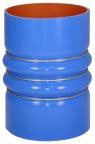 Charge Air Cooler Hose 4" ID X 6" Long w/Rings - Blue