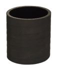 Silicone Sleeve 2.5" ID X 3" Long - Matte Black