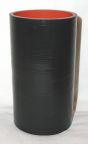 Silicone Sleeve 3" ID X 6" Long - Gloss Black