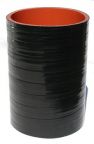 Silicone Sleeve 3.75" ID X 6" Long - Gloss Black